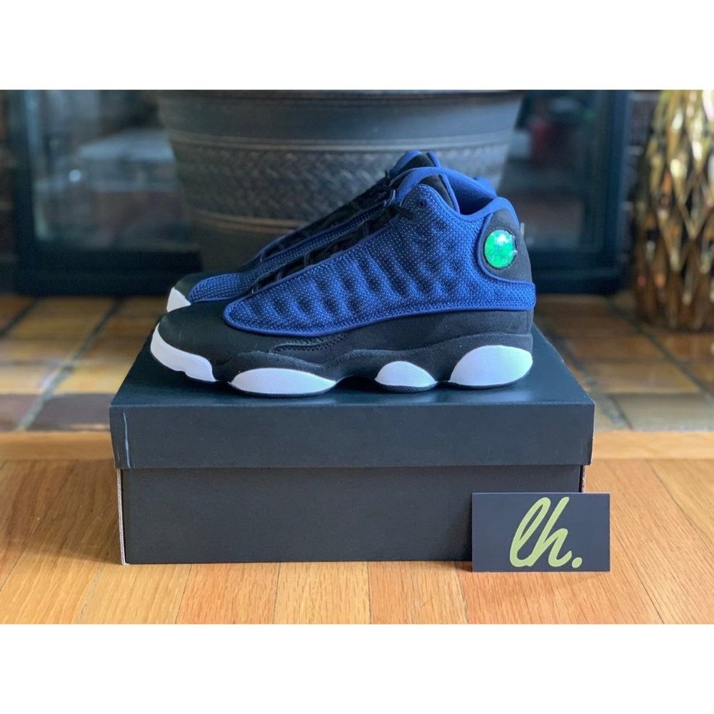 Size 5.5y Air Jordan Retro 13 "Brave Blue"